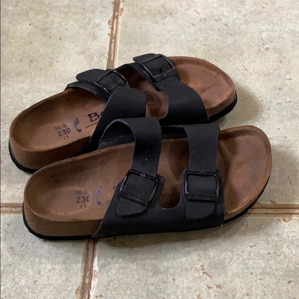 Black Betula Birkenstock Sandals!